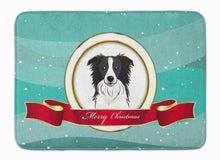 Load image into Gallery viewer, Border Collie Merry Christmas Machine Washable Memory Foam Mat BB1551RUG