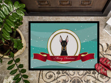Load image into Gallery viewer, Doberman Merry Christmas Doormat - 24x36 Decorative Floor Mat – Indoor/Outdoor Rug with Artistic Flair BB1555JMAT