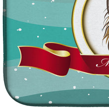 Load image into Gallery viewer, Papillon Merry Christmas Dish Drying Mat – Absorbent, Artistic Kitchen Essentials BB1558DDM