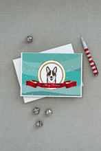 Load image into Gallery viewer, Tricolor Corgi Merry Christmas Greeting Cards -  Blank Note Cards – 8-Pack of Artist-Designed Cards with Envelopes