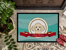 Load image into Gallery viewer, Buff Poodle Merry Christmas Doormat - 24x36 Decorative Floor Mat – Indoor/Outdoor Rug with Artistic Flair BB1568JMAT
