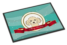 Load image into Gallery viewer, Buff Poodle Merry Christmas Doormat - 24x36 Decorative Floor Mat – Indoor/Outdoor Rug with Artistic Flair BB1568JMAT