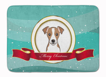 Load image into Gallery viewer, Jack Russell Terrier Merry Christmas Machine Washable Memory Foam Mat BB1570RUG