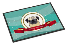 Load image into Gallery viewer, Fawn Pug Merry Christmas Doormat - 24x36 Decorative Floor Mat – Indoor/Outdoor Rug with Artistic Flair BB1572JMAT