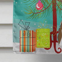 Load image into Gallery viewer, Christmas Tree and Jack Russell Terrier Flag Canvas House Size BB1574CHF