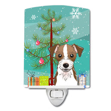 Load image into Gallery viewer, Christmas Tree and Jack Russell Terrier Ceramic Night Light BB1574CNL