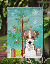 Load image into Gallery viewer, Christmas Tree and Jack Russell Terrier Garden Flag – Decorative Outdoor Yard Flag BB1574GF