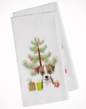 Load image into Gallery viewer, Christmas Tree and Jack Russell Terrier Kitchen Towels – Set of 2 - Decorative &amp; Absorbent Cotton | BB1574WTKT