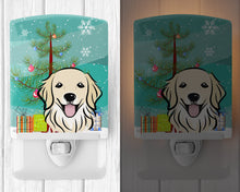Load image into Gallery viewer, Christmas Tree and Golden Retriever Ceramic Night Light BB1577CNL