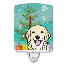 Load image into Gallery viewer, Christmas Tree and Golden Retriever Ceramic Night Light BB1577CNL