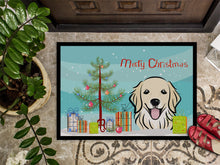 Load image into Gallery viewer, Christmas Tree and Golden Retriever Doormat - 24x36 Decorative Floor Mat – Indoor/Outdoor Rug with Artistic Flair BB1577JMAT