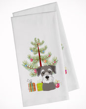Load image into Gallery viewer, Christmas Tree and Schnauzer Kitchen Towels – Set of 2 - Decorative &amp; Absorbent Cotton | BB1578WTKT