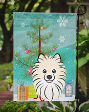 Load image into Gallery viewer, Christmas Tree and Pomeranian Garden Flag – Decorative Outdoor Yard Flag BB1579GF