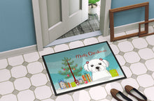 Load image into Gallery viewer, Christmas Tree and Maltese Doormat - 24x36 Decorative Floor Mat – Indoor/Outdoor Rug with Artistic Flair BB1580JMAT