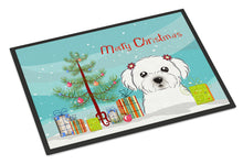 Load image into Gallery viewer, Christmas Tree and Maltese Doormat - 24x36 Decorative Floor Mat – Indoor/Outdoor Rug with Artistic Flair BB1580JMAT