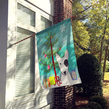 Load image into Gallery viewer, Christmas Tree and Bull Terrier Flag Canvas House Size BB1581CHF