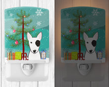 Load image into Gallery viewer, Christmas Tree and Bull Terrier Ceramic Night Light BB1581CNL