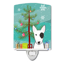 Load image into Gallery viewer, Christmas Tree and Bull Terrier Ceramic Night Light BB1581CNL