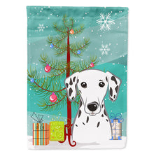 Load image into Gallery viewer, Christmas Tree and Dalmatian Flag Canvas House Size BB1582CHF