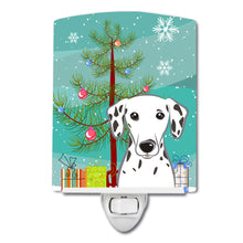 Load image into Gallery viewer, Christmas Tree and Dalmatian Ceramic Night Light BB1582CNL