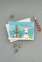Load image into Gallery viewer, Christmas Tree and Dalmatian Greeting Cards -  Blank Note Cards – 8-Pack of Artist-Designed Cards with Envelopes