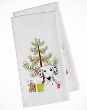 Load image into Gallery viewer, Christmas Tree and Dalmatian Kitchen Towels – Set of 2 - Decorative &amp; Absorbent Cotton | BB1582WTKT