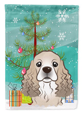 Load image into Gallery viewer, Christmas Tree and Cocker Spaniel Garden Flag – Decorative Outdoor Yard Flag BB1588GF