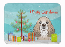 Load image into Gallery viewer, Christmas Tree and Cocker Spaniel Machine Washable Memory Foam Mat BB1588RUG