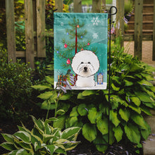 Load image into Gallery viewer, Christmas Tree and Bichon Frise Garden Flag – Decorative Outdoor Yard Flag BB1589GF