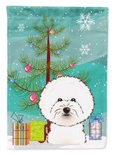Load image into Gallery viewer, Christmas Tree and Bichon Frise Garden Flag – Decorative Outdoor Yard Flag BB1589GF