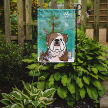 Load image into Gallery viewer, Christmas Tree and English Bulldog  Garden Flag – Decorative Outdoor Yard Flag BB1591GF