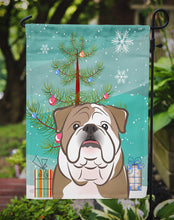 Load image into Gallery viewer, Christmas Tree and English Bulldog  Garden Flag – Decorative Outdoor Yard Flag BB1591GF
