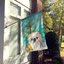 Load image into Gallery viewer, Christmas Tree and Pekingese Flag Canvas House Size BB1593CHF