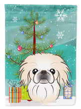 Load image into Gallery viewer, Christmas Tree and Pekingese Garden Flag – Decorative Outdoor Yard Flag BB1593GF