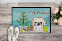 Load image into Gallery viewer, Christmas Tree and Pekingese Doormat - 24x36 Decorative Floor Mat – Indoor/Outdoor Rug with Artistic Flair BB1593JMAT