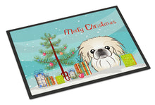 Load image into Gallery viewer, Christmas Tree and Pekingese Doormat - 24x36 Decorative Floor Mat – Indoor/Outdoor Rug with Artistic Flair BB1593JMAT