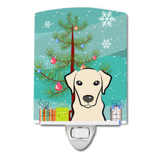 Load image into Gallery viewer, Christmas Tree and Yellow Labrador Ceramic Night Light BB1594CNL