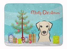 Load image into Gallery viewer, Christmas Tree and Yellow Labrador Machine Washable Memory Foam Mat BB1594RUG