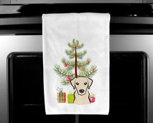 Load image into Gallery viewer, Christmas Tree and Yellow Labrador Kitchen Towels – Set of 2 - Decorative &amp; Absorbent Cotton | BB1594WTKT