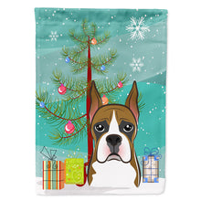 Load image into Gallery viewer, Christmas Tree and Boxer Flag Canvas House Size BB1595CHF