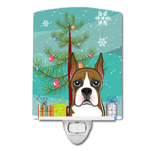 Load image into Gallery viewer, Christmas Tree and Boxer Ceramic Night Light BB1595CNL