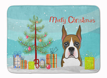 Load image into Gallery viewer, Christmas Tree and Boxer Machine Washable Memory Foam Mat BB1595RUG
