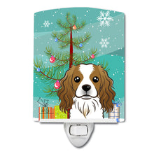 Load image into Gallery viewer, Christmas Tree and Cavalier Spaniel Ceramic Night Light BB1596CNL