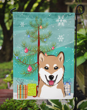 Load image into Gallery viewer, Christmas Tree and Shiba Inu Garden Flag – Decorative Outdoor Yard Flag BB1597GF