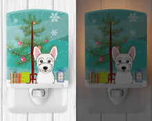 Load image into Gallery viewer, Christmas Tree and Westie Ceramic Night Light BB1598CNL