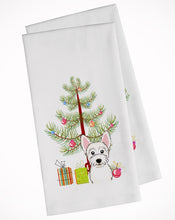 Load image into Gallery viewer, Christmas Tree and Westie Kitchen Towels – Set of 2 - Decorative &amp; Absorbent Cotton | BB1598WTKT