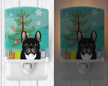 Load image into Gallery viewer, Christmas Tree and French Bulldog Ceramic Night Light BB1599CNL