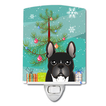 Load image into Gallery viewer, Christmas Tree and French Bulldog Ceramic Night Light BB1599CNL