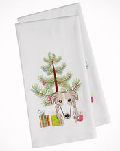 Load image into Gallery viewer, Christmas Tree and Borzoi Kitchen Towels – Set of 2 - Decorative &amp; Absorbent Cotton | BB1600WTKT