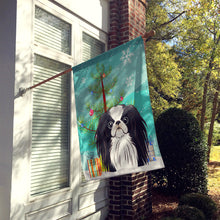 Load image into Gallery viewer, Christmas Tree and Japanese Chin Flag Canvas House Size BB1602CHF